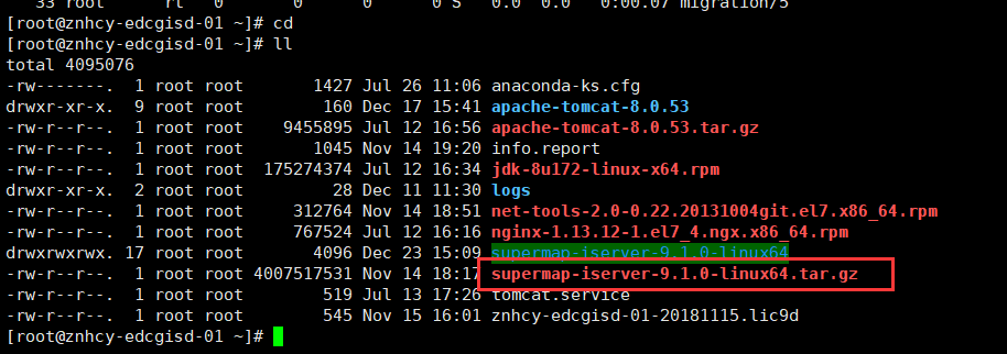 Supermap iserver 9.1.0 在Linux平台（以CentOS7为例）上的部署。插图3